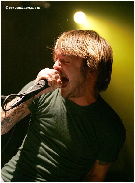 (Digital Image) Edmonton, AB: April 5, 2007: Craig Owens, vocalist with Chiodos performs at Taste of Chaos, April 5, 2007 at Sha