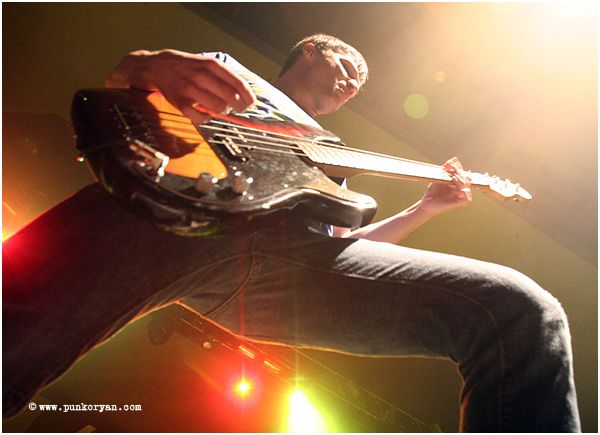 (Digital Image) Edmonton, AB: April 5, 2007: Mike Glita, bassist with Senses Fail performs at Taste of Chaos, April 5, 2007 at S