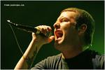 (Digital Image) Edmonton, AB: April 5, 2007: James &quot;Buddy&quot; Nielsen, lead vocalist with Senses Fail performs at